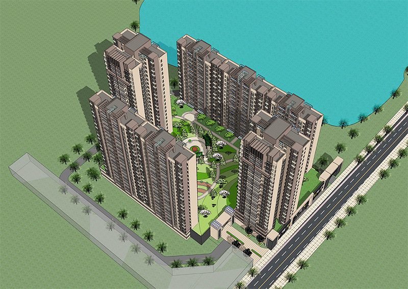建筑设计效果图 建筑设计效果图