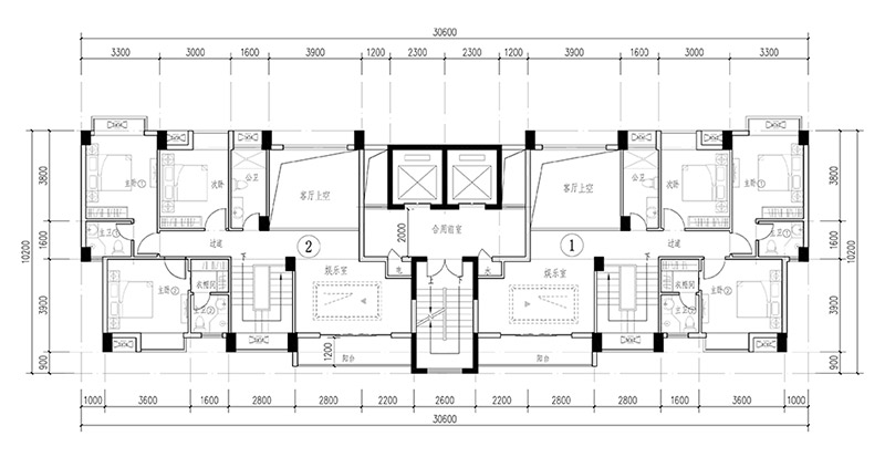 住宅建筑设计户型图 住宅建筑设计户型图