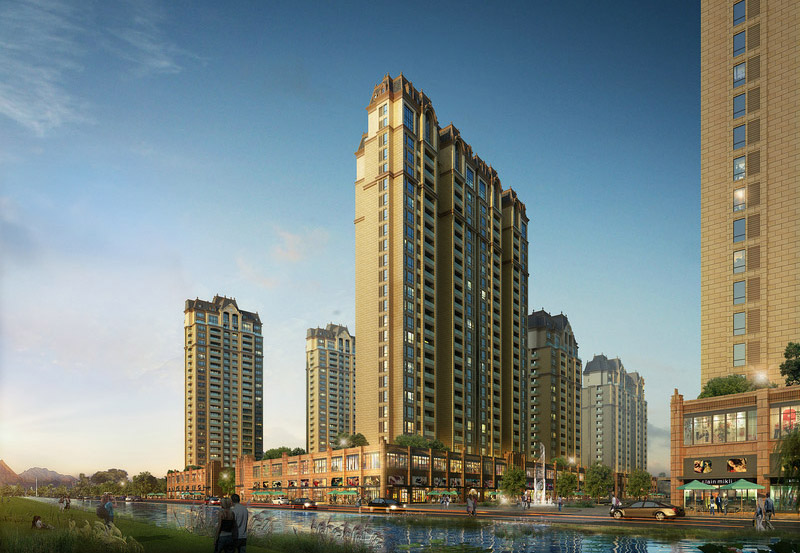 小区建筑设计图片 小区建筑设计图片