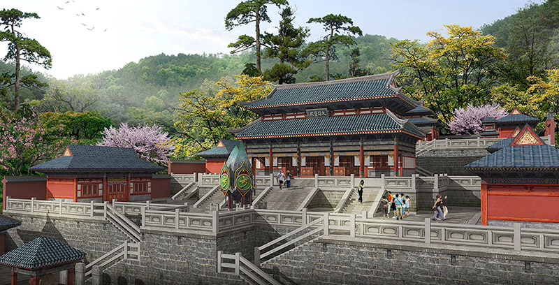 仿古建筑设计图片 仿古建筑设计图片