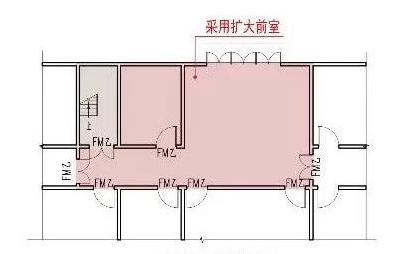 首层超大面积的扩大前室附图 首层超大面积的扩大前室附图