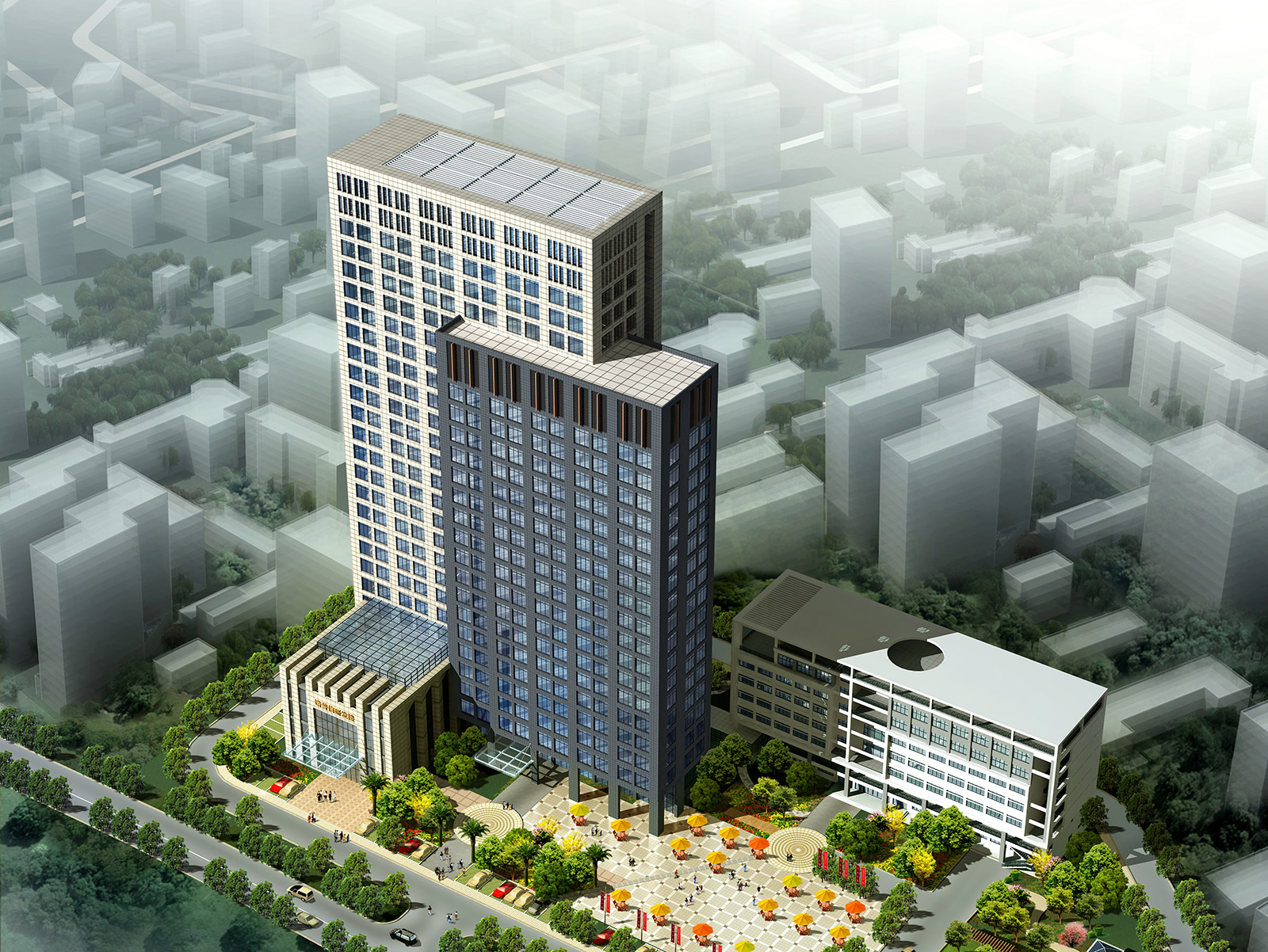 高层办公楼建筑设计 高层办公楼建筑设计