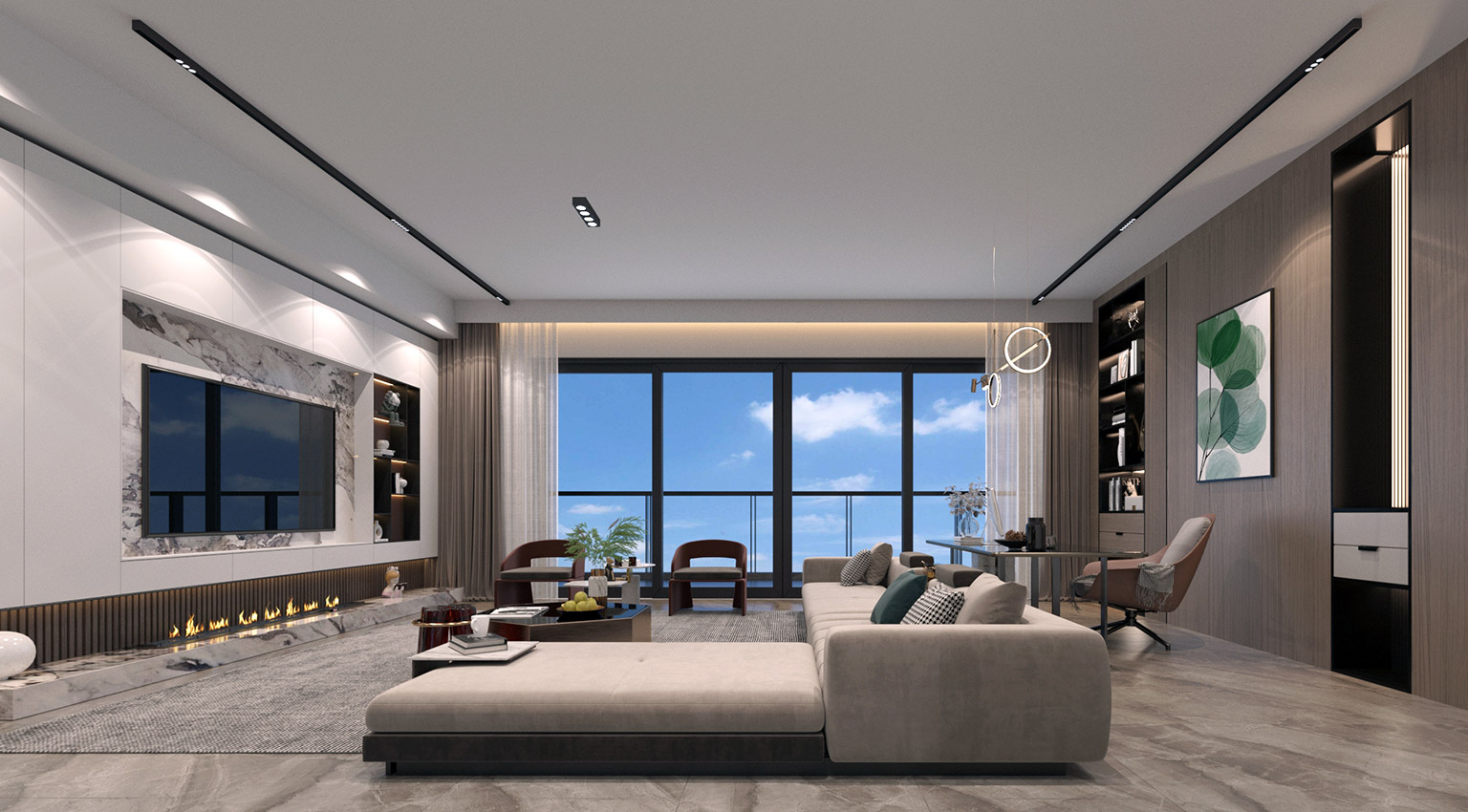 住宅小区室内装修设计案例1