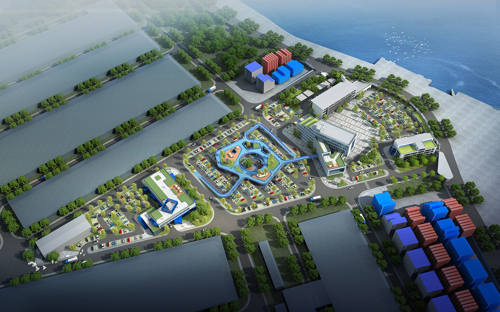 集团公司办公生活区规划设计案例1