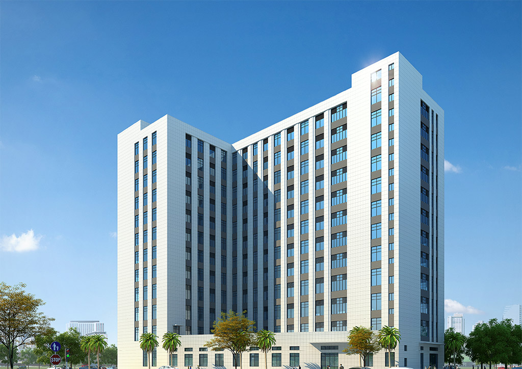 沿街透视图 沿街透视图